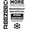 FreezeECO R12/R134a Aircon Top Up Refrigerant Gas with Oil (400ml) – AC Refill - Image 4